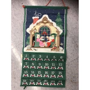 Avon | Holiday | Vintage Avon Advent Calendar Fabric Countdown To Christmas  No Mouse 987 | Poshmark